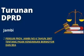 Jambi 1 PERGUB PROV JAMBI NO 6 YEAR 2007 CONCERNING MOTOR VEHICLES TAX AND DUTIES 1 pergub prov jambi no 6 tahun 2007 tentang pajak kendaraan bermotor dan bea