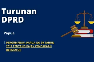 1 PERGUB PROV PAPUA NO 39 TAHUN 2011 TENTANG PAJAK KENDARAAN BERMOTOR