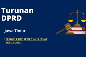 3 PERGUB PROV JAWA TIMUR NO 41 YEAR 2012
